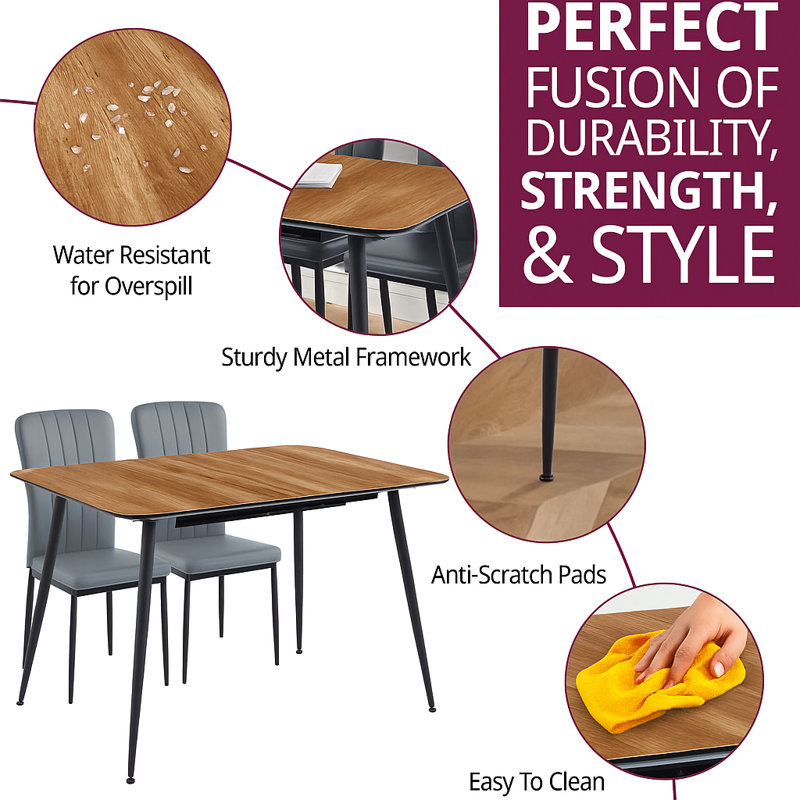 4 - Person Extendable Dining Set
