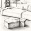 Ensemble de 2 tables gigognes Modern Modern