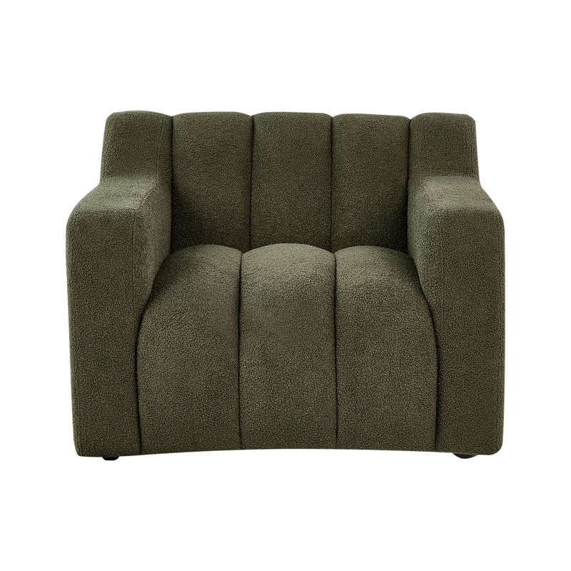 AGERUP Upholstered Armchair, Green
