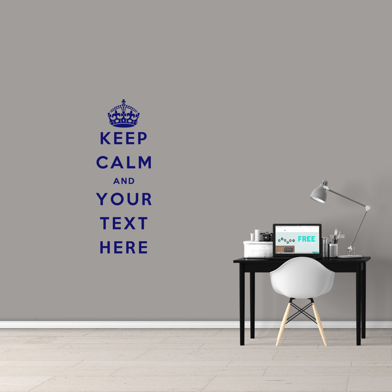 Wall Decal, Navy Blue, Yes