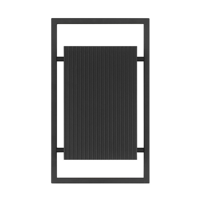 Steel Wall Light, 13.5" H x 8" W x 5" D