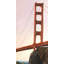 Coucher de soleil sur le pont Golden Gate - reproduction encadrée-1752672792-1752672793