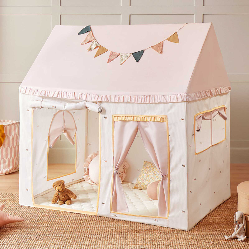 Tiny Land® Sweet Citrus Kid's  Play Tent - white/blue, Pink