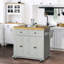 Chariot moderne pour îlot de cuisine avec étagère à épices-852721154