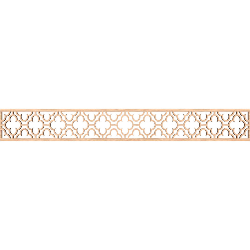 Moulure de Chicago, H 6 po x l 46,5 po x P 0,375 po, Chêne rouge