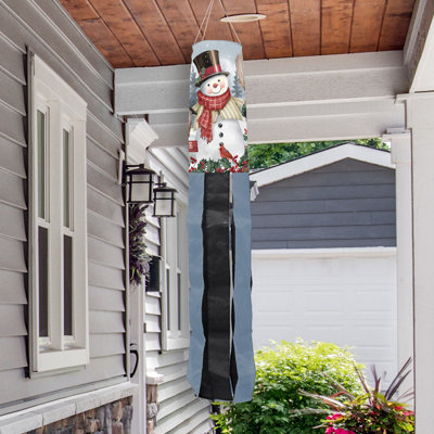 Jolly Snowman Welcome Windsock
