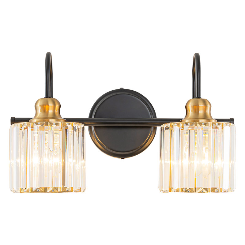 2 - Light Crystal Vanity Light Wall Light