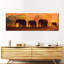 Coucher de soleil africain sur toile-1188576008