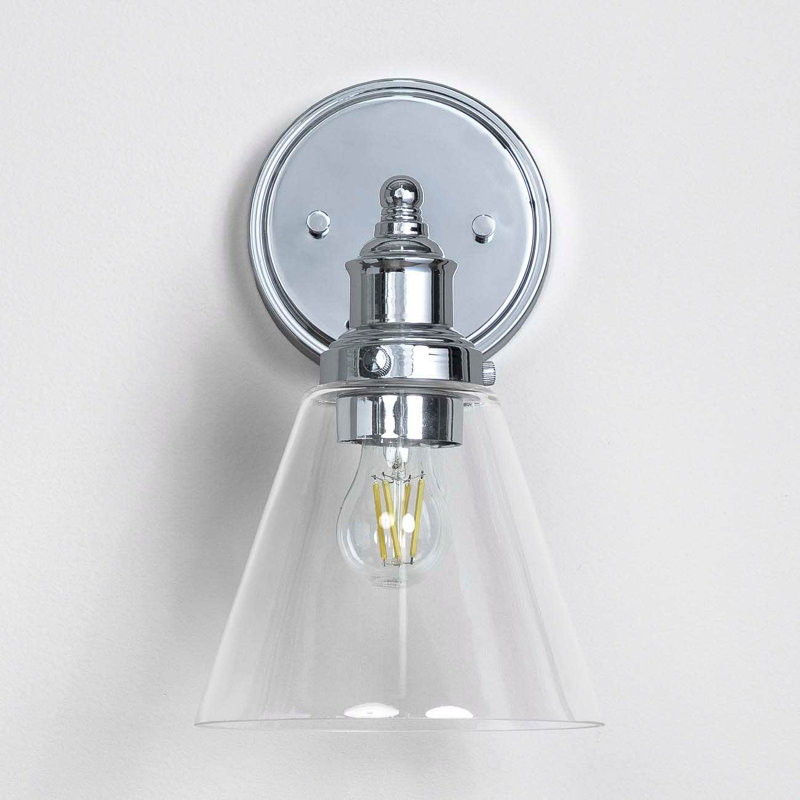 Fafnir Armed Sconce, Chrome