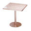 Table bistro de 31,5 pouces avec plateau en faux marbre Squard Modern-130498588-130498589