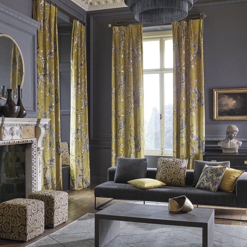 Darnley Toile Velvet Fabric