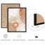 «Modern Abstract Pink Tan-101825590-101825594