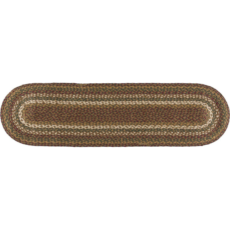 Annabelle Striped Oval Table Runner, Oval 1'1" x 4'