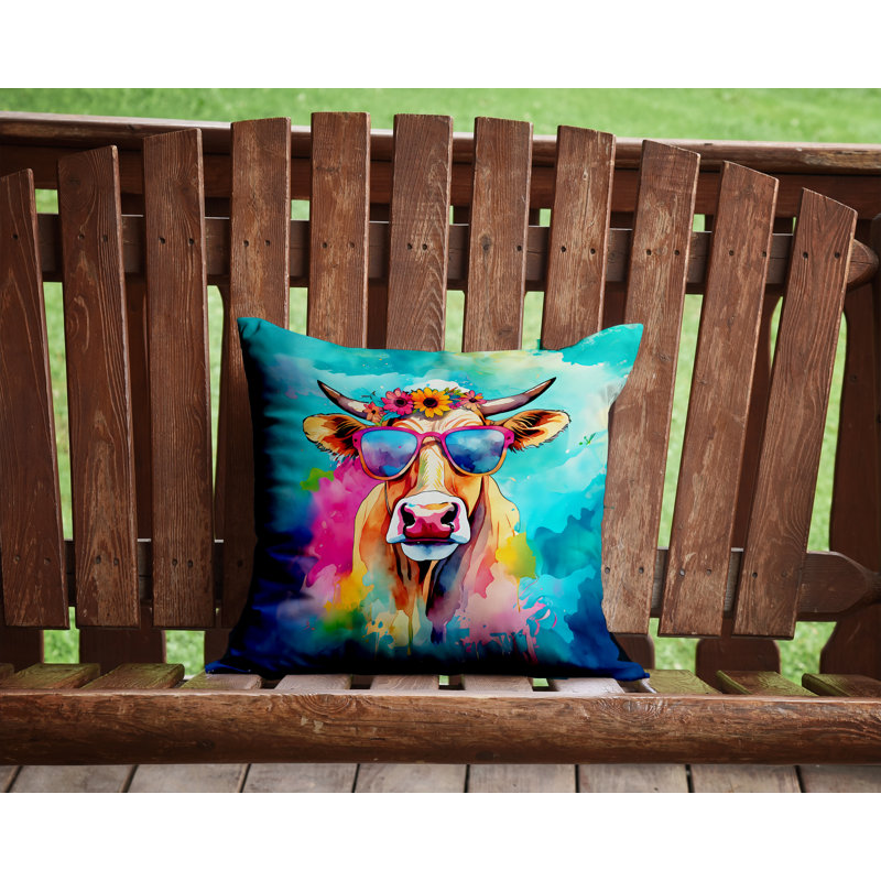 Coussin Hippie, H 14 po x l 14 po