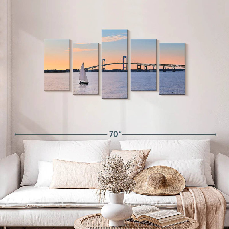 Mehar Newport Bridge, 24" H x 49" W