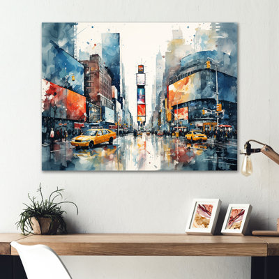 Times Square New York Cityscape III - City New York Metal Wall Art