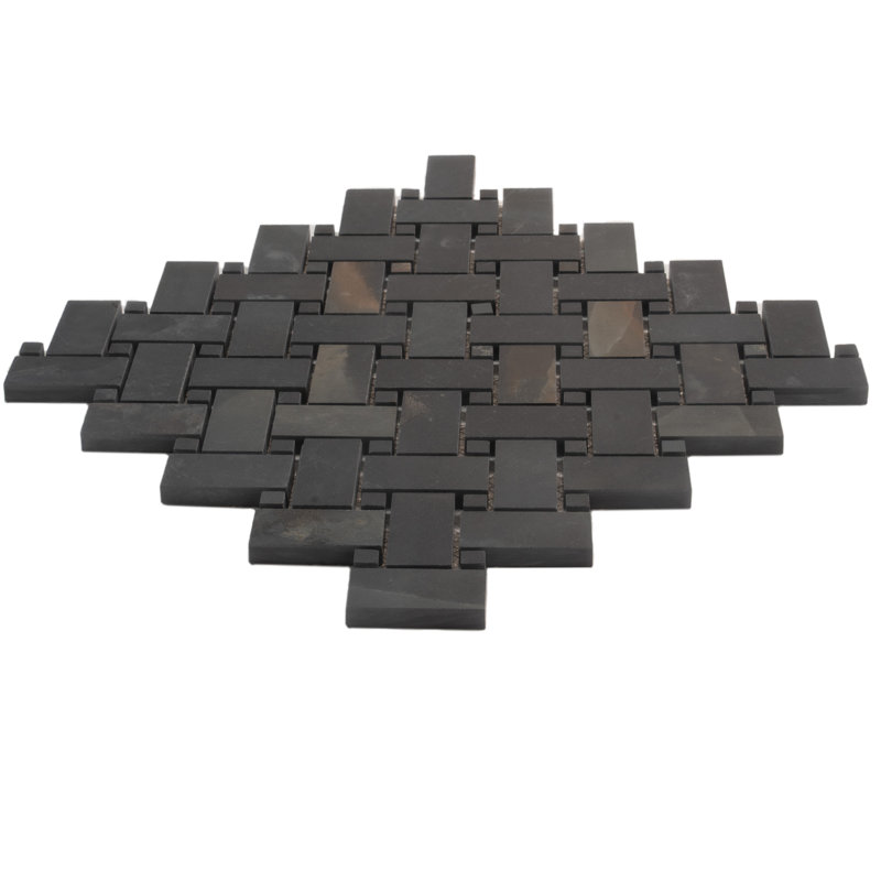 Splendor 11.81'' W x 11.81'' L Porcelain Tile Mosaic Sheet