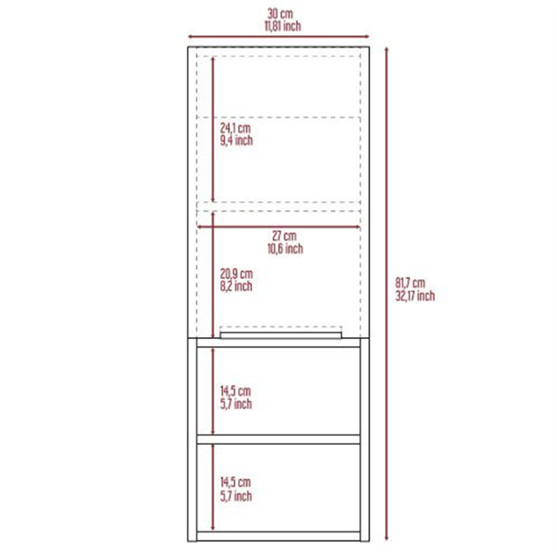 Brisen Particle Board Bathroom Cabinet, Beige