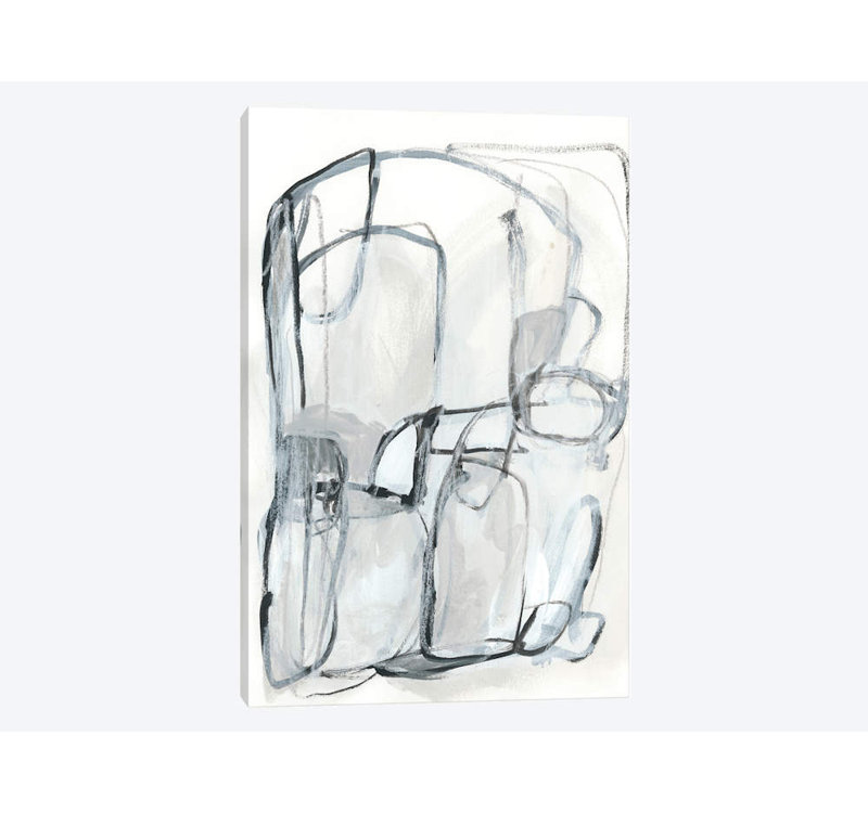«Entanglements I» par June Erica Vess - reproduction, H 26 po x l 18 po x P 1,5 po, Toile tendue, Pas de tapis