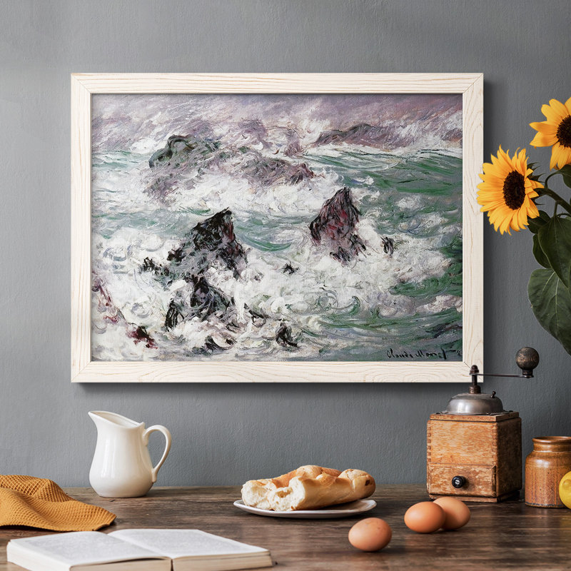 «Storm At Belle», reproduction d'art sur toile, Blanc, H 22 po x l 32 po x P 1,5 po