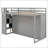 Functional Loft Bed With 3 Shelves