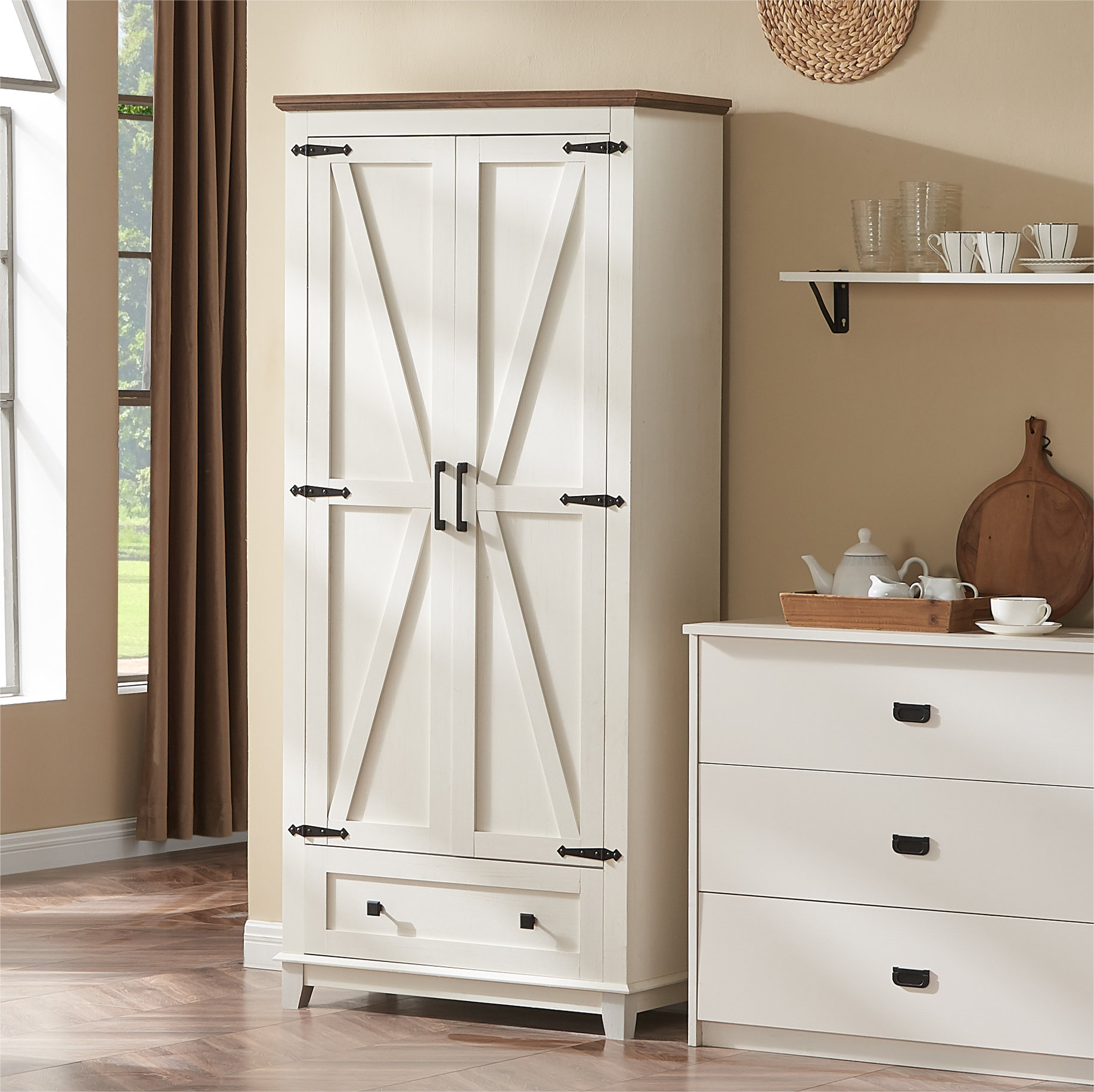 August Grove Chimira 72 Kitchen Pantry & Reviews - Wayfair Canada