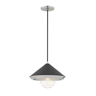 Luminaire suspendu conique à 1 lumière Marnie