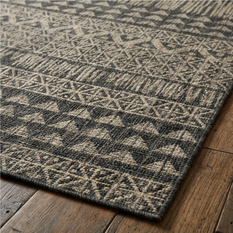 Tapis extérieur charbon 8 pi x 11 pi Sud-Ouest