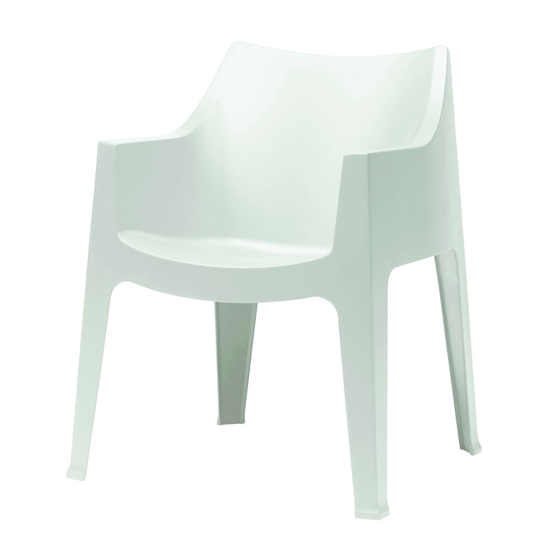 Carlos Stacking Patio Dining Armchair, Linen