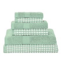 Check Plaid Towels 100% Cotton Super Soft and Absorbent Bath