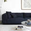 Coussin modulaire 102,36 po couleur unie 100% polyester-108839749-108839745