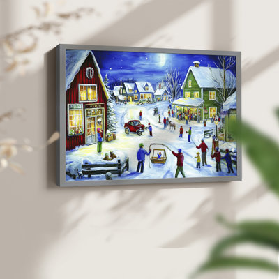Art de Noël - Dxxx - reproduction encadrée