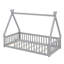 Lit de sol en forme de tente, lit avec garde-corps-868018820