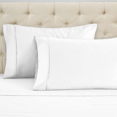 1500 Thread Count Ultra Soft Cotton Blend Sateen Pillowcase Set