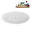 Baignoire autoportante 71 po avec plateau interne Streamline-112235222