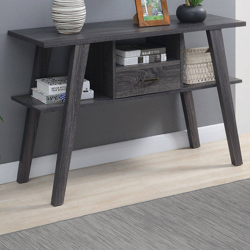 Sarh 47.25'' Console Table, Weathered Gray, 30" H x 47.25" W x 15.5" D