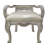 Vianney Dresden Upholstered Arm Chair in Bone White (Set of 2)