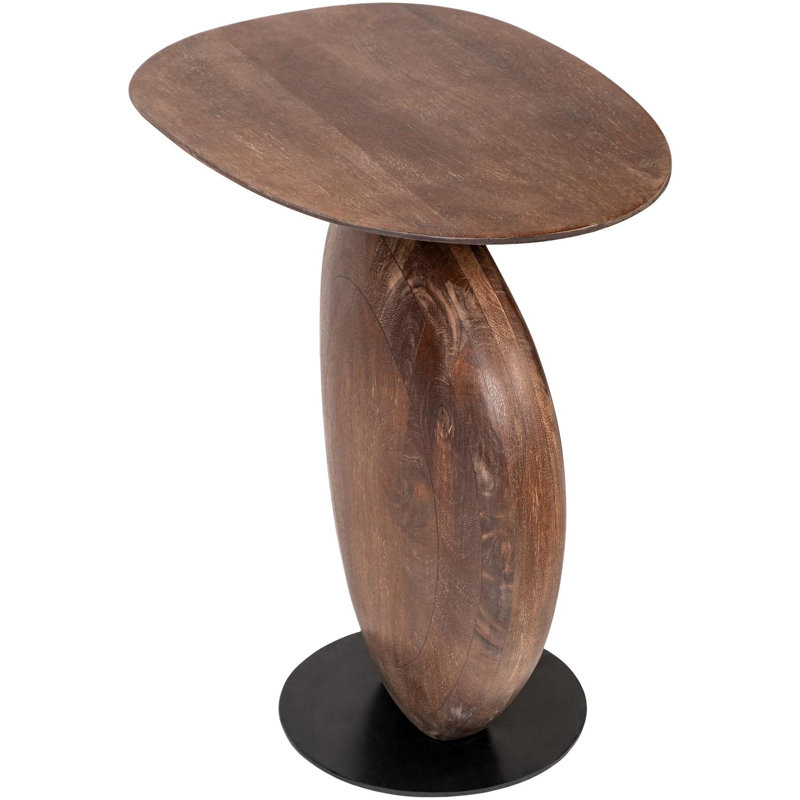 Table de bout Jiram, Brun foncé / bronze foncé