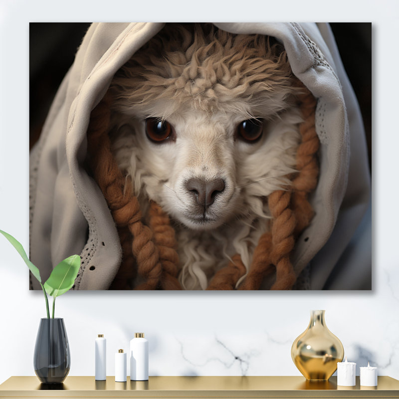 " Alcapas Woolen Whispers ", Wrapped Canvas, 34" H x 44" W x 1.5" D