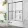 58 7/8" W x 60" H Double Sliding Semi- Frameless Shower Door with 5/16"(8mm) Clear Tempered Glass