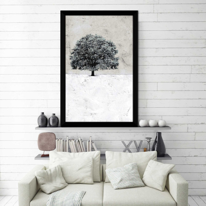 «Old Black Tree» par Ynon Mabat - reproduction de cadre photo, H 27,5 po x l 21,5 po x P 0,75 po