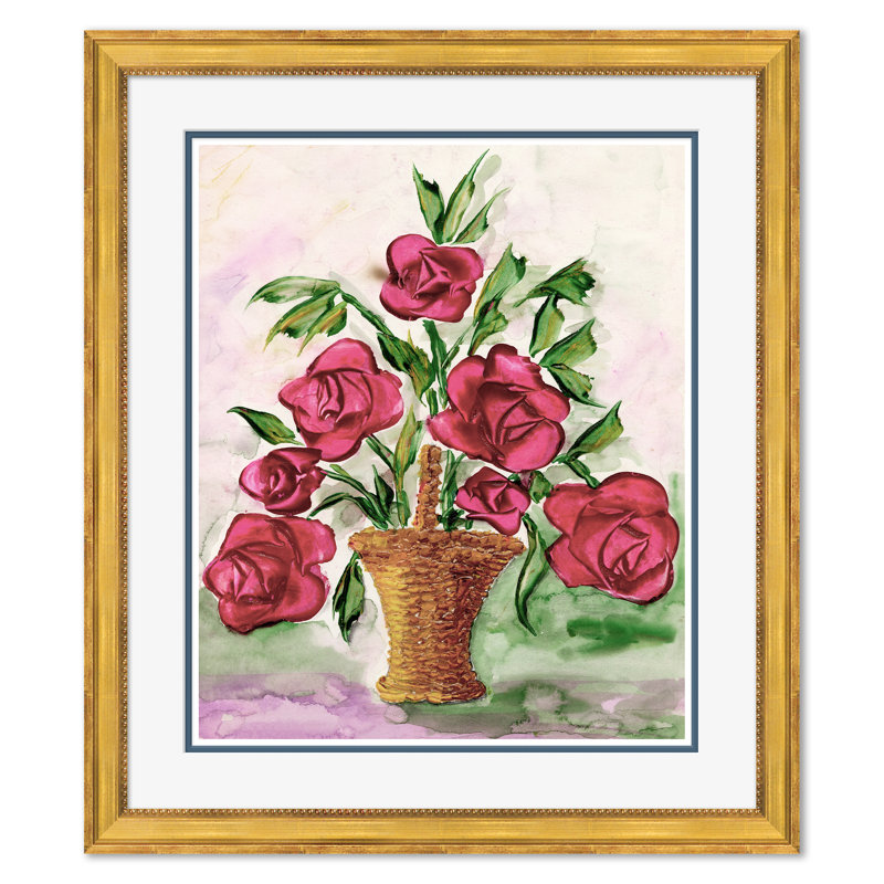Fab Floral Folly - peinture encadrée