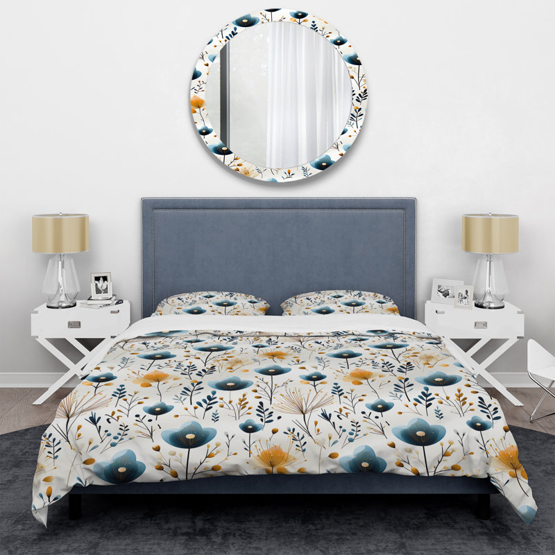 Ensemble de housse de couette Minimalist Charm, Housse de couette simple + 1 taie décorative stan