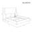 Bernadine Upholstered Unfinished Wingback Bed-1606600239-1548497307