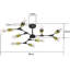 Langeloth 1-Light 85cm Semi Flush Mount