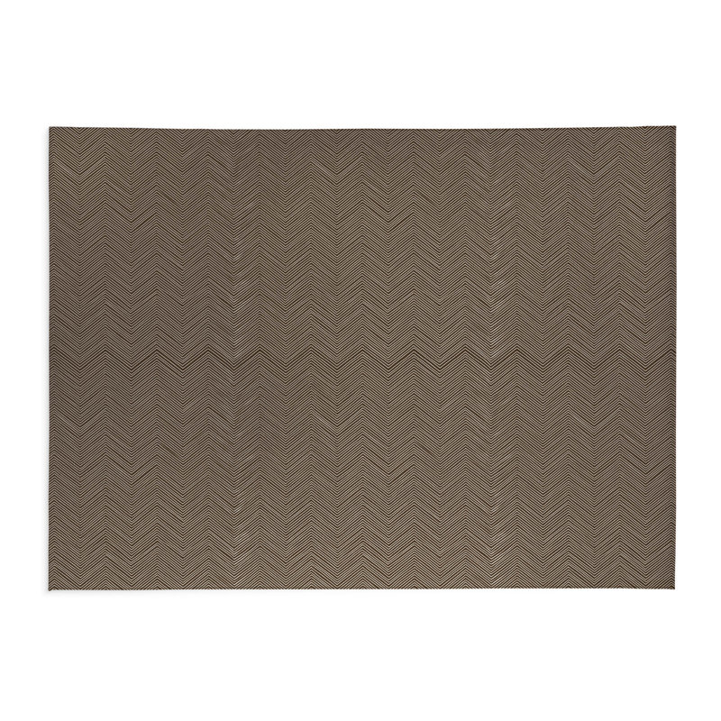 Tapis de cuisine à profil bas Byrdhill, Brun moka, Rectangle 5 pi x 7 pi