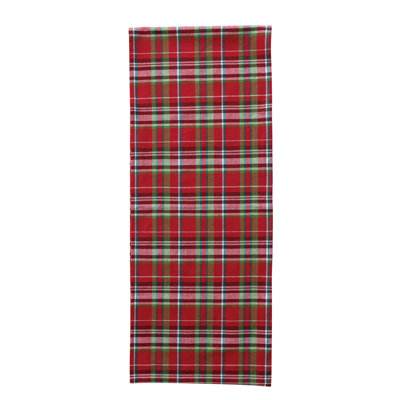 Artisan Plaid Cotton Table Runner