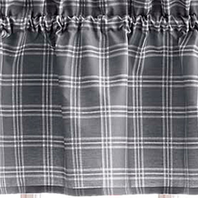 Arde Plaid Tailored Cafe Curtain