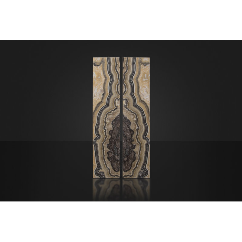 2 - Light Flush Mounted Sconce, Honey