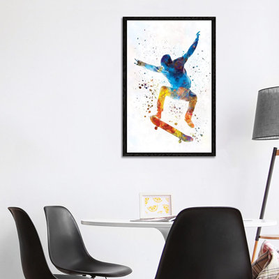 Skateboarder I 1 Piece Painting on Canvas